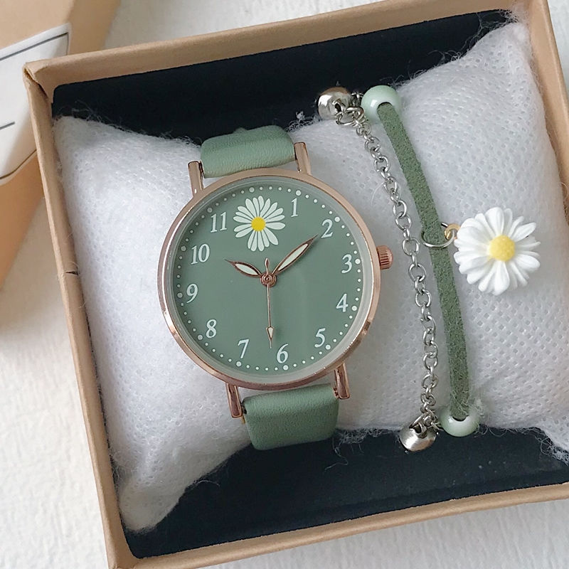 Watch female student new small daisy simple female watch