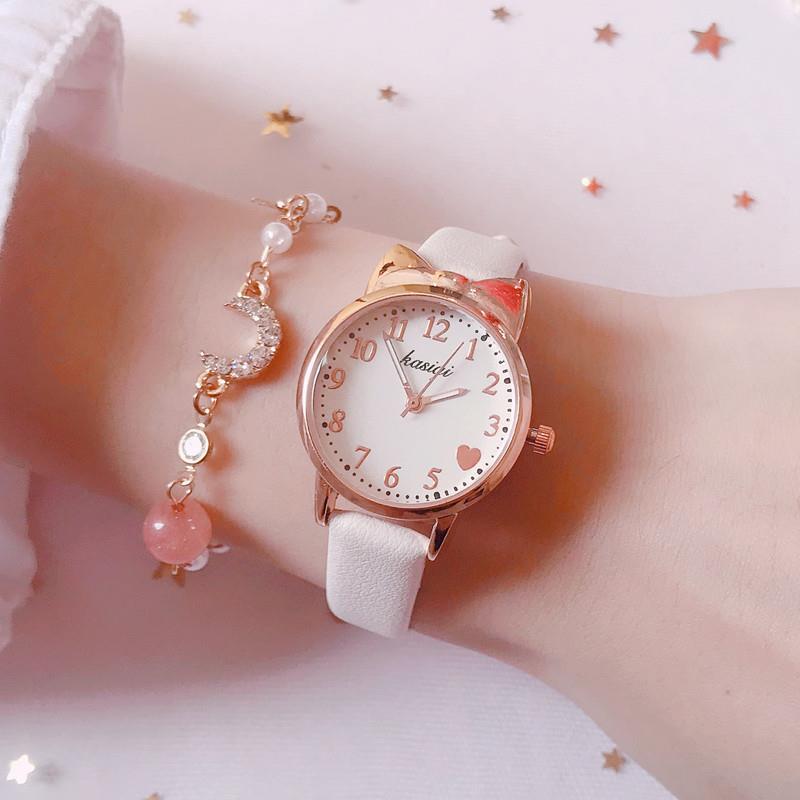 Children's watch, little girl, new cute junior high school student elementary school watch