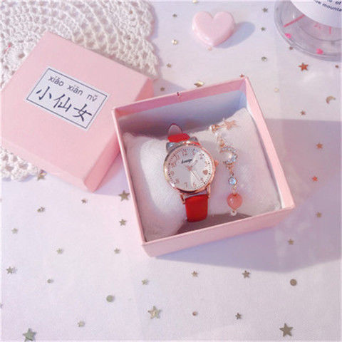 Children's watch, little girl, new cute junior high school student elementary school watch