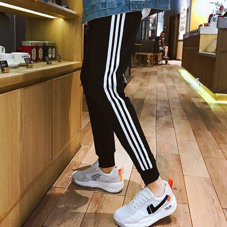 Autumn sports students tie-foot casual pants male students all-match pants