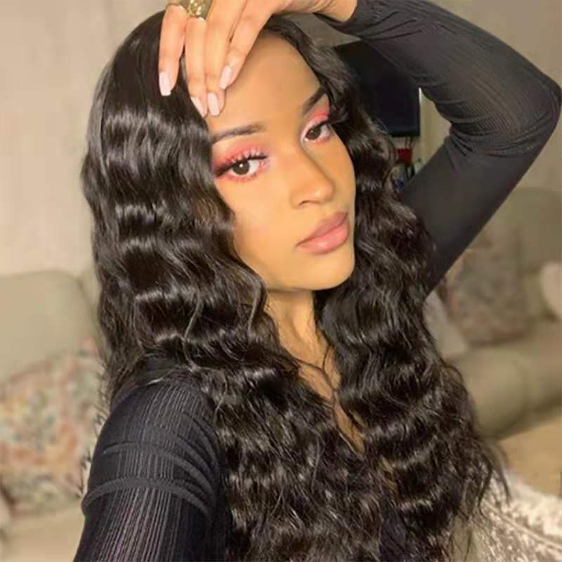 black wig Lady Gift Girl wigs Curly Long Hair Fashion Synthetic Wigs Weave For Women ladies wig Local fast delivery