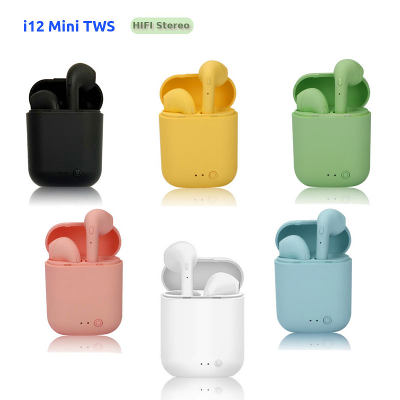 Bluetooth Earphone i12 5.0 Wireless Bluetooth Earphones Headset Airpods Earpod Pod