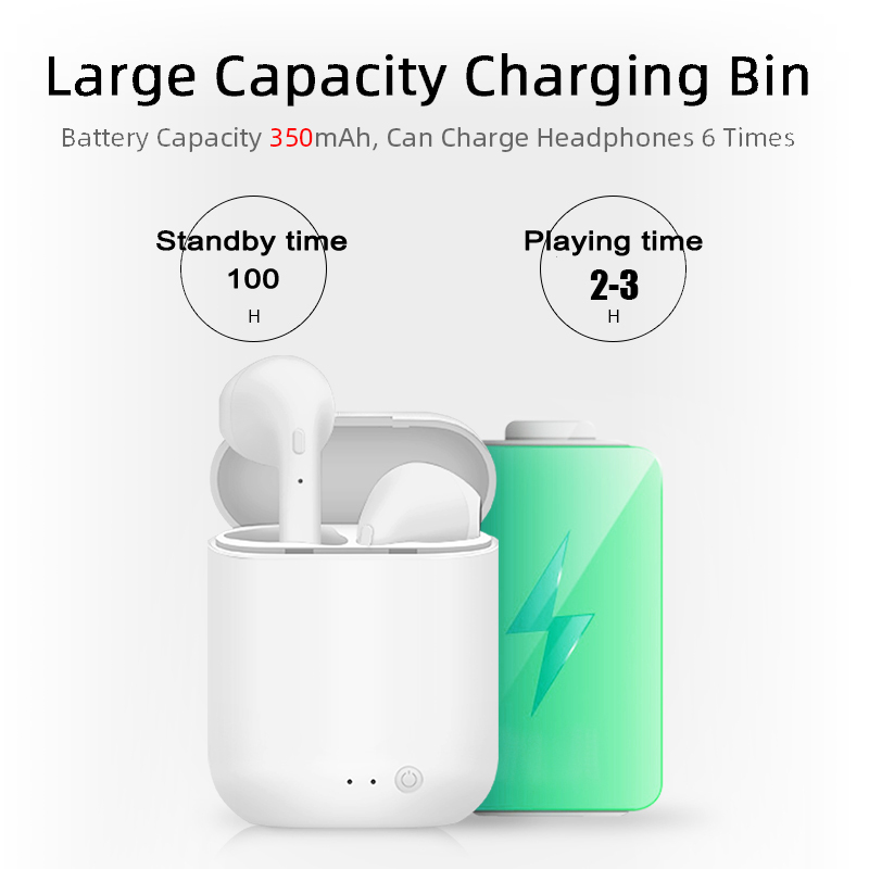 Bluetooth Earphone i12 5.0 Wireless Bluetooth Earphones Headset Airpods Earpod Pod