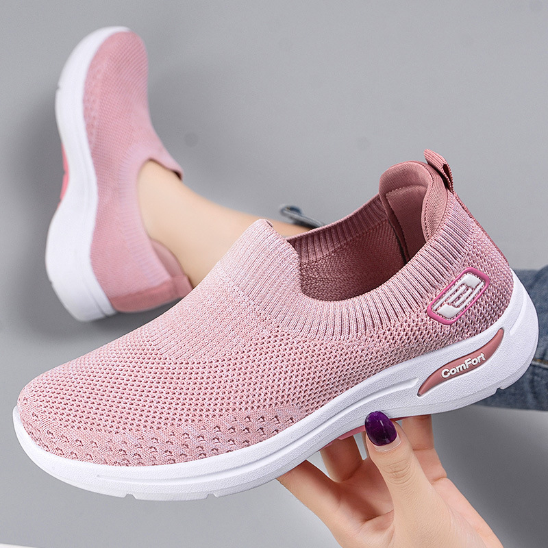 New Arrival big sizer 38 -41 Women's Mesh Sneakers  Fashion Breathable Mesh Casual Shoes  Sports  Athletic