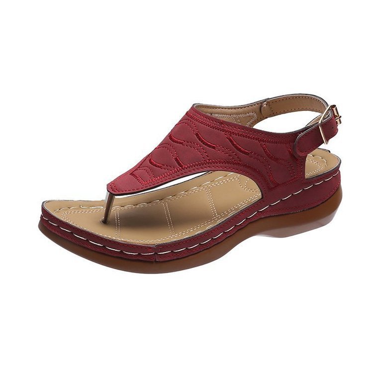 New Arrivals Women’s Shoe Sandals Female Fairy Style Summer Wild Flat Velcro Sneakers ins Net Red bear Women's Shoes Girl Roman Shoes