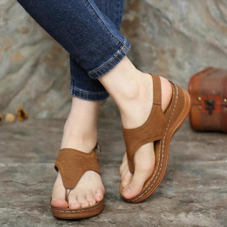 New Arrivals Women’s Shoe Sandals Female Fairy Style Summer Wild Flat Velcro Sneakers ins Net Red bear Women's Shoes Girl Roman Shoes