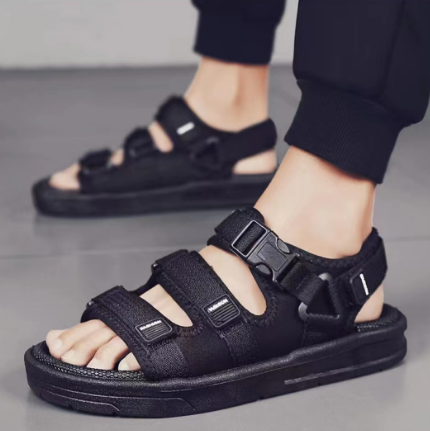 Fast delivery within 1-5 days Men's Sandals Man Anti-Slip Sandals Durable Fashion Beach Shoes Hole Shoes Bathroom Inside and Outside Birthday Household boy Sandals shoes