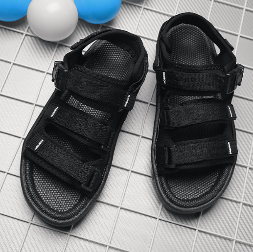 Fast delivery within 1-5 days Men's Sandals Man Anti-Slip Sandals Durable Fashion Beach Shoes Hole Shoes Bathroom Inside and Outside Birthday Household boy Sandals shoes