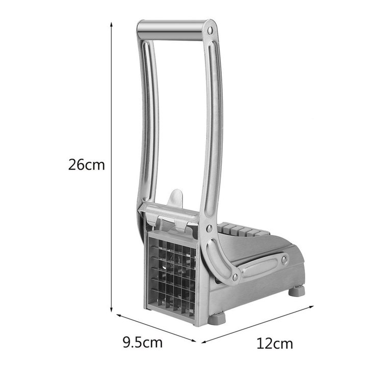 Stainless Steel Home Kitchen Potato Chipper French Fries Slicer Chips Cutter