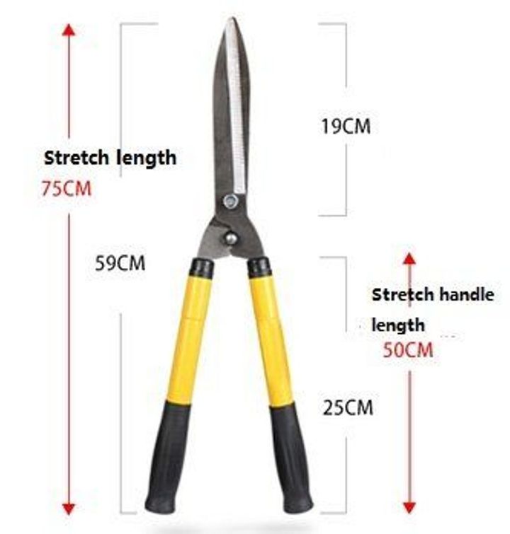 Hedge/Fence Clippers Shears Scissors Pruning Gardening Tool with Telescopic