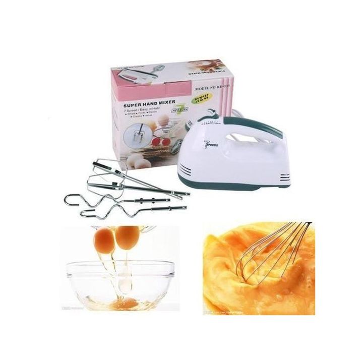 Scarlett 7 Speed Super Electric Hand Mixer white