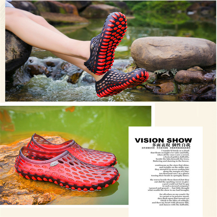 Men's fashionable breathable sandals popular jelly shoes in the four seasons of 2021