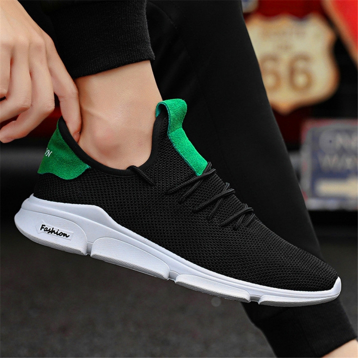 New Sports Shoes 2019 Summer Air-permeable Men&apos;s Leisure Shoes Air-permeable Running Shoes