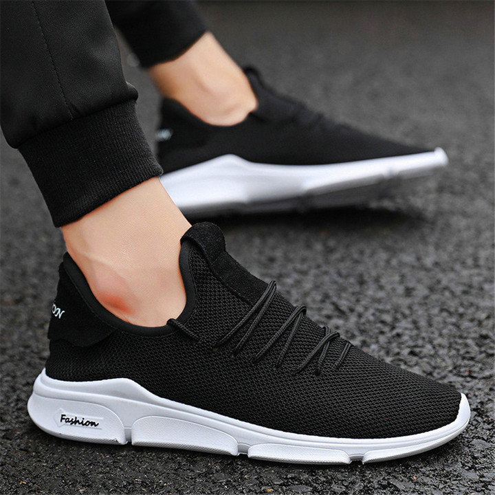 New Sports Shoes 2019 Summer Air-permeable Men&apos;s Leisure Shoes Air-permeable Running Shoes
