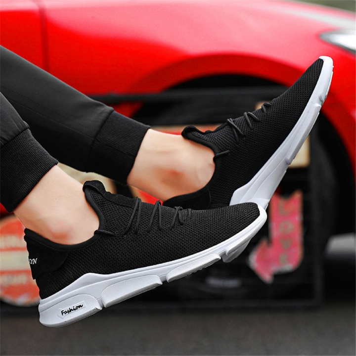 New Sports Shoes 2019 Summer Air-permeable Men&apos;s Leisure Shoes Air-permeable Running Shoes