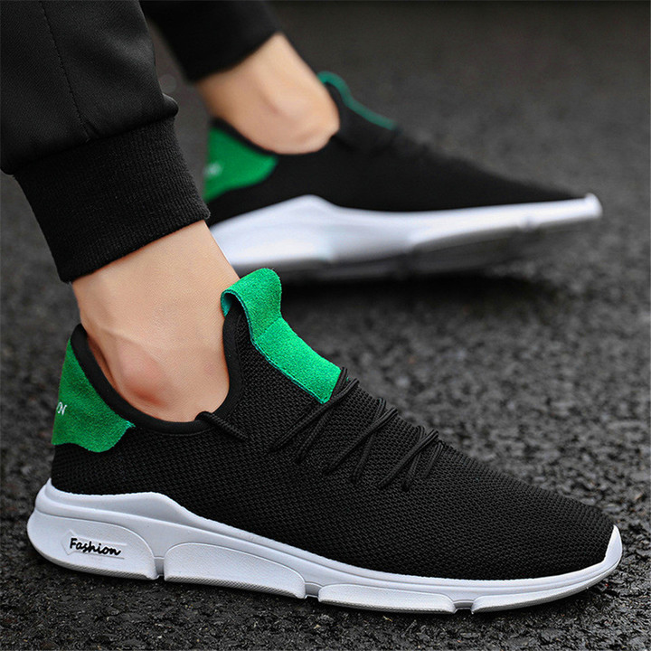 New Sports Shoes 2019 Summer Air-permeable Men&apos;s Leisure Shoes Air-permeable Running Shoes