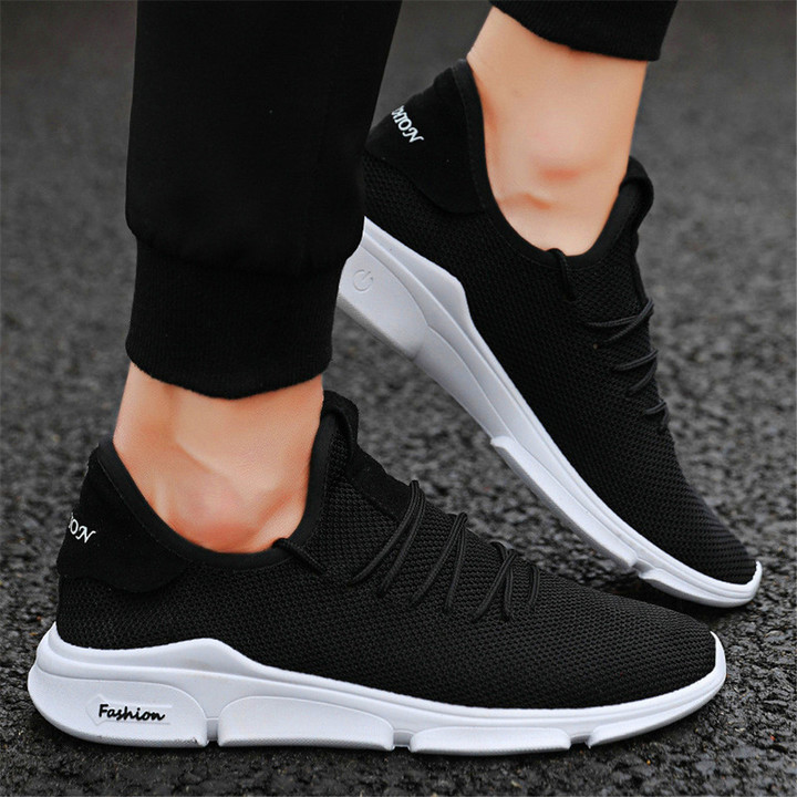 New Sports Shoes 2019 Summer Air-permeable Men&apos;s Leisure Shoes Air-permeable Running Shoes