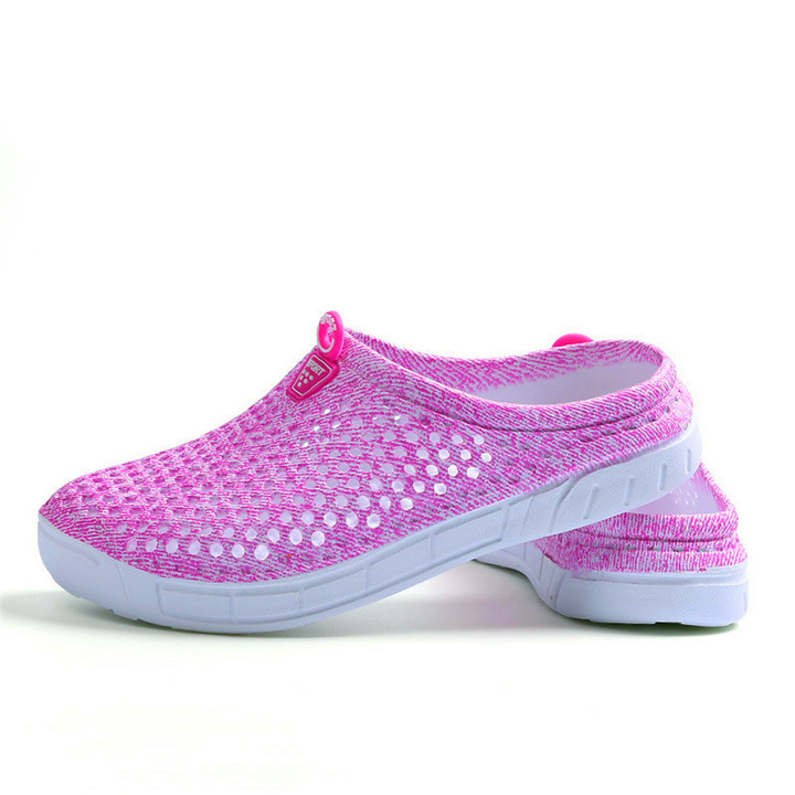 2019 summer new women's hole shoes, fashion slippers, non-slip breathable beach shoes