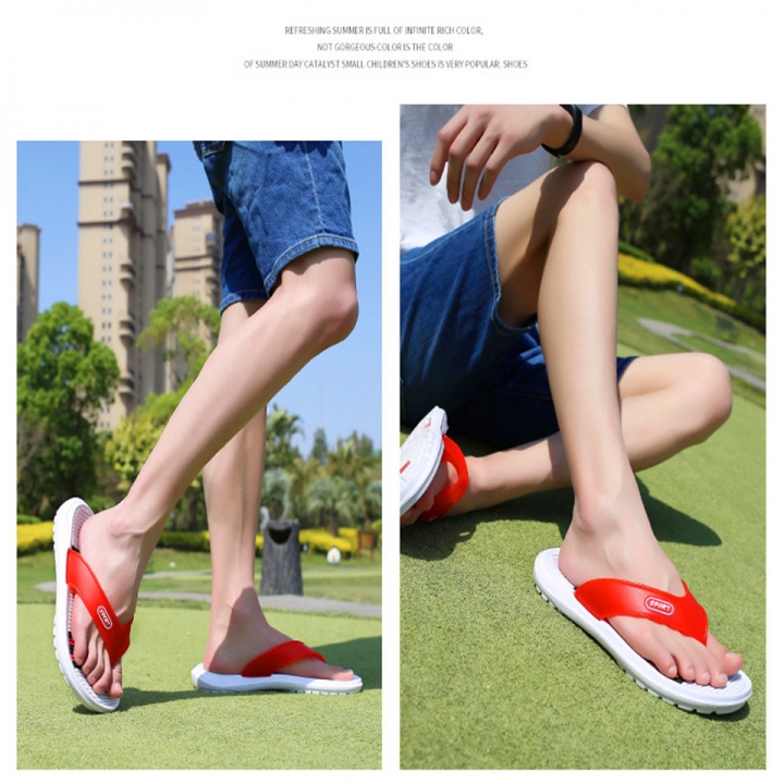Men&apos;s Slippers Summer Slip-proof Beach Shoes Have a gift