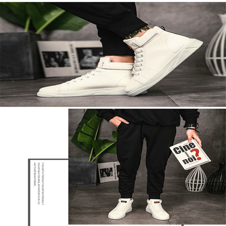Men's Sneakers Fashionable Small White Shoes Spring New High-top Casual Shoes