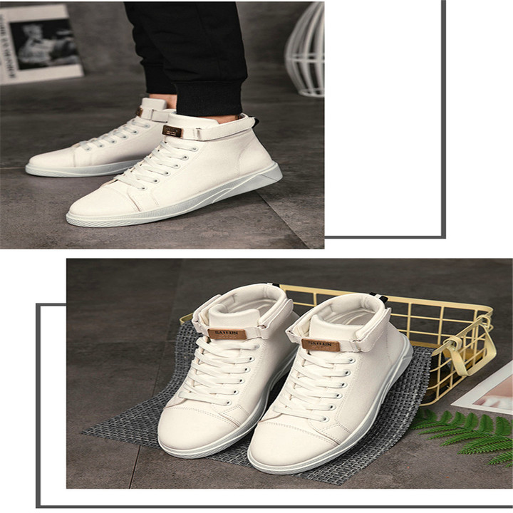 Men's Sneakers Fashionable Small White Shoes Spring New High-top Casual Shoes