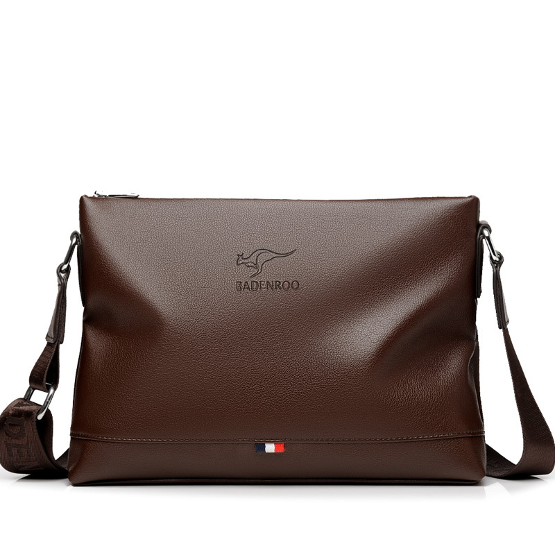 New fashion wear resistant waterproof Pu men's One Shoulder Messenger Bag