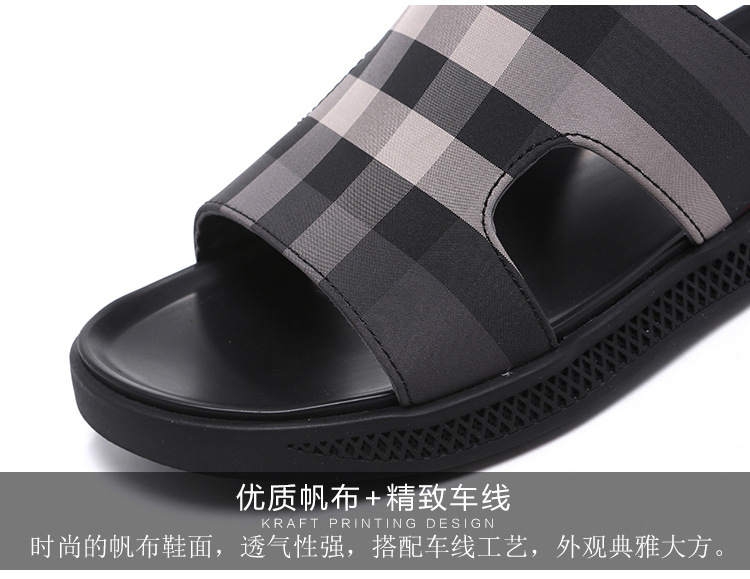 Sandals men's sandals summer new student's casual heavy bottomed trendy slippers