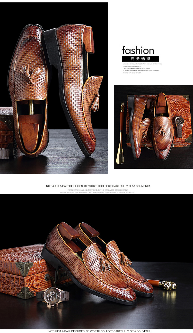 Popular men's British retro tassel casual shoes fashion men's shoes