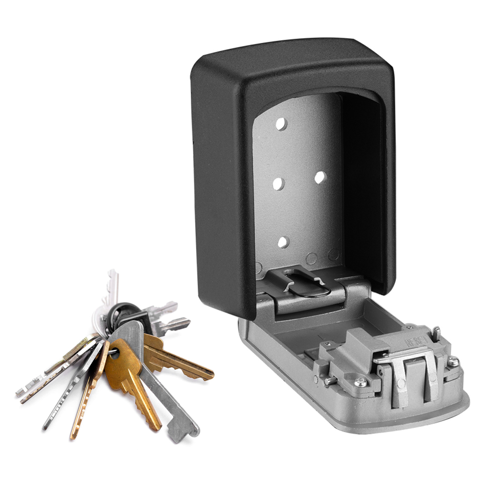 Key Safe Box  4 Digit Combination Key Storage Lock Box  Password Lock Hidden Keys Storage Box