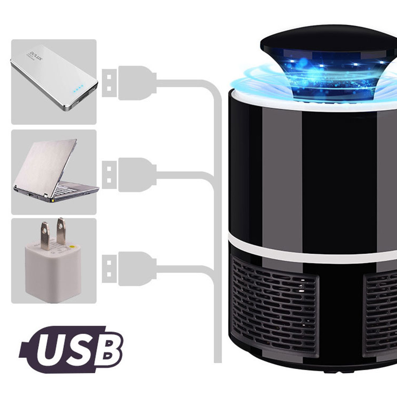 Nano Wave Mosquito Killer Lamp  USB Powered Electric Mosquito Killer Lamp Led Bug Zapper Lure Trap