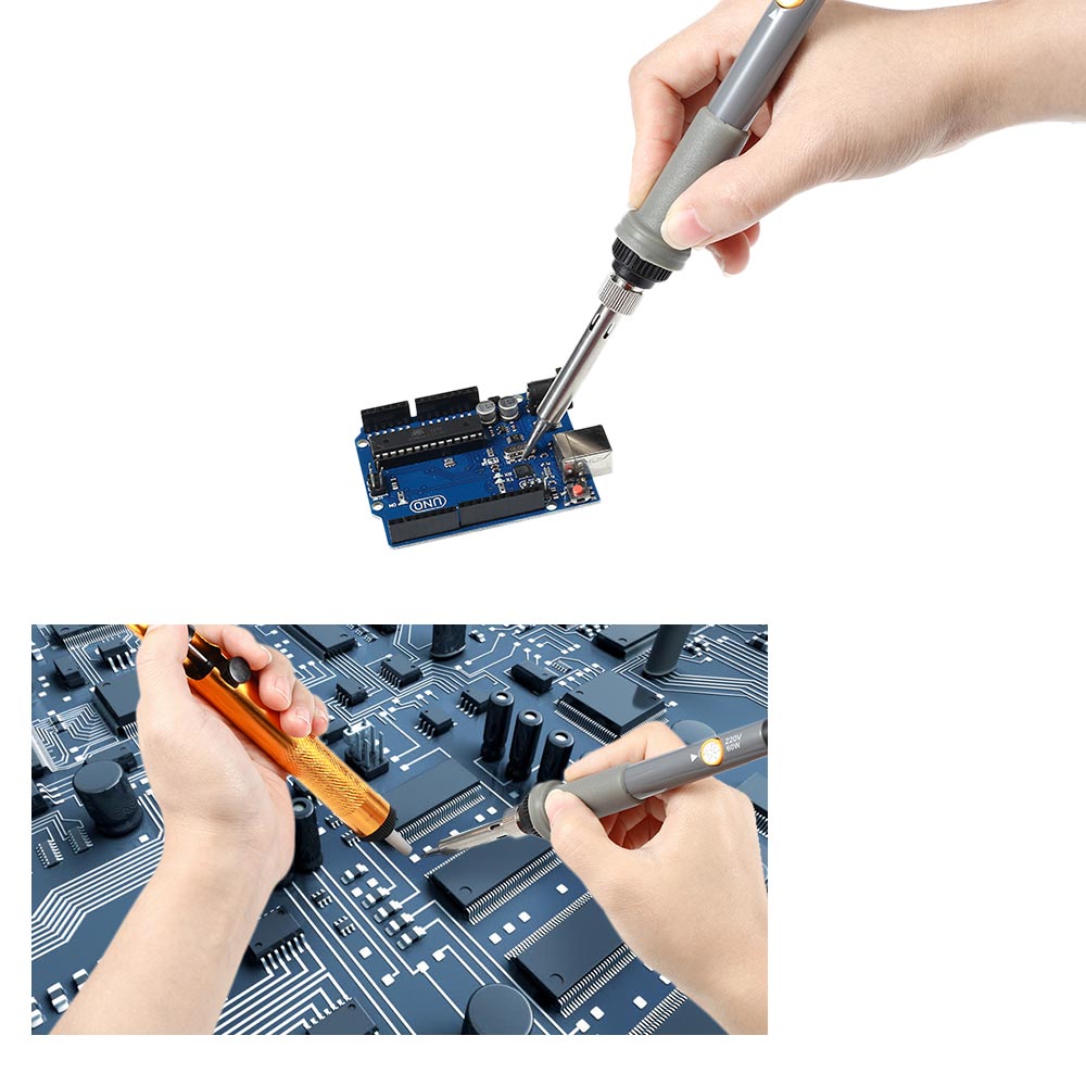 Electric Soldering Iron Kit Adjustable Temperature Hand Tools Soldering Iron Kit DIY Solder Kit