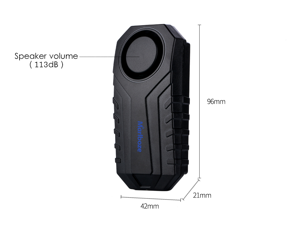 Remote Control Bike Motorcycle Electric Car Security Anti Lost Remind Vibration Warning Alarm