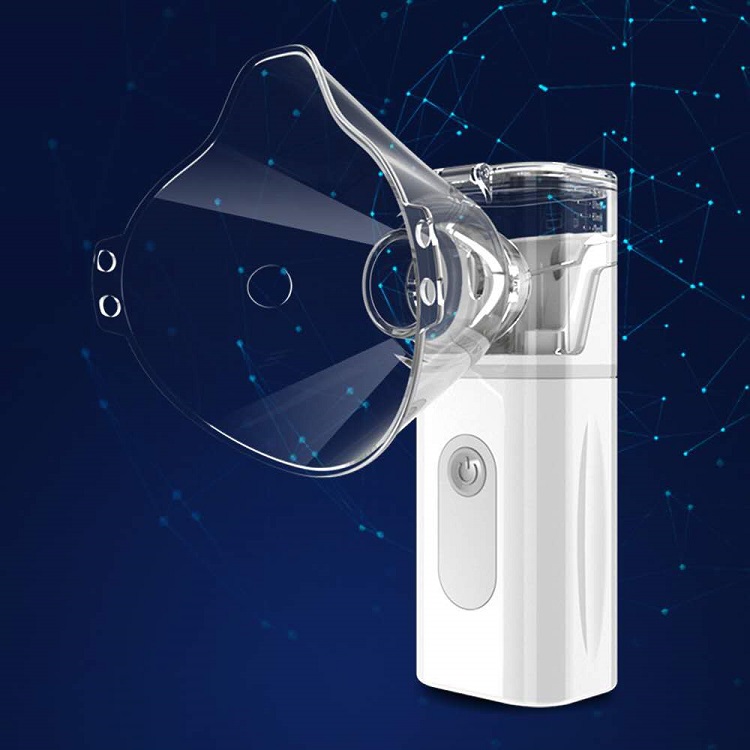 Handheld Ultrasonic Mesh Atomizer Nebulizer Personal Steamer Inhalers for Breathing Problems