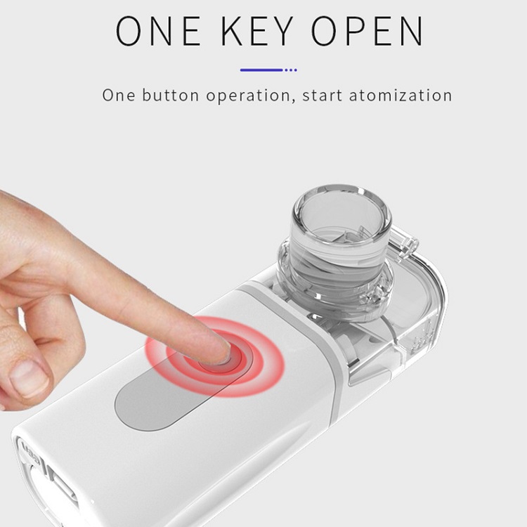 Handheld Ultrasonic Mesh Atomizer Nebulizer Personal Steamer Inhalers for Breathing Problems