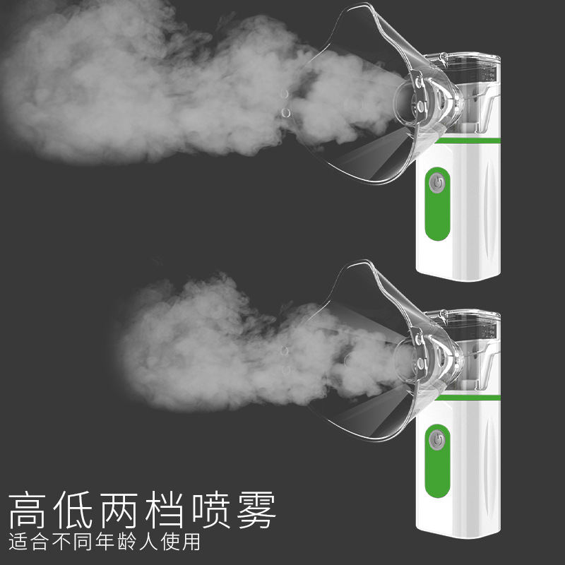 Handheld Ultrasonic Mesh Atomizer Nebulizer Personal Steamer Inhalers for Breathing Problems