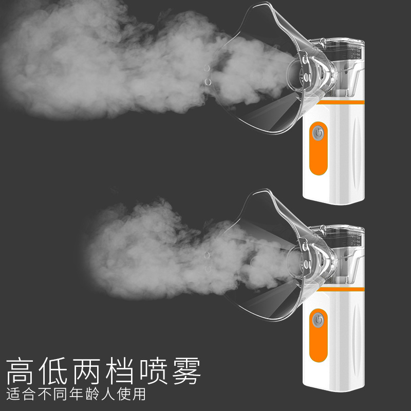 Handheld Ultrasonic Mesh Atomizer Nebulizer Personal Steamer Inhalers for Breathing Problems