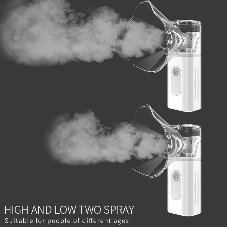 Handheld Ultrasonic Mesh Atomizer Nebulizer Personal Steamer Inhalers for Breathing Problems