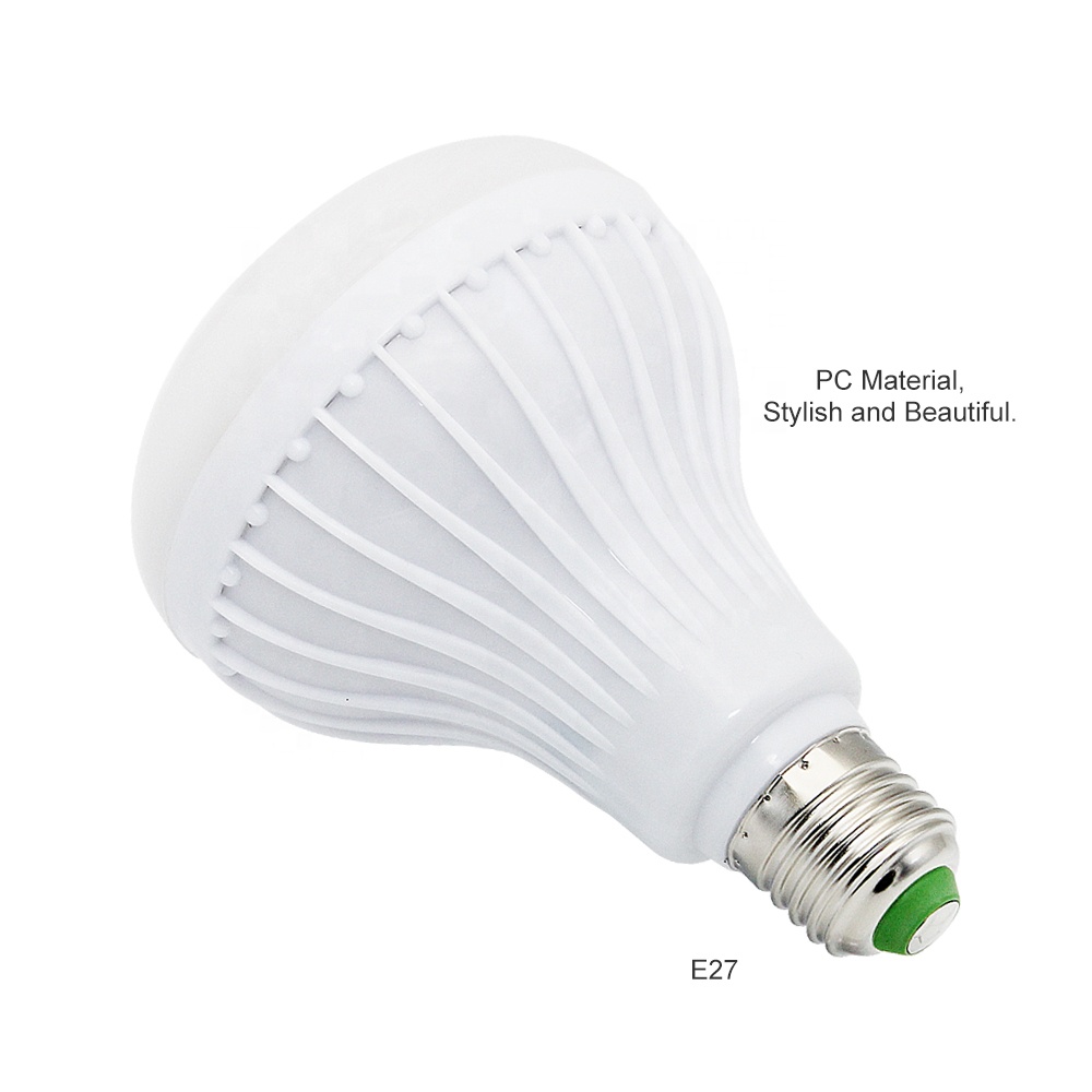 Smart rgb wireless speaker bulb 220v110v 12w led light bulb colour led music bulb