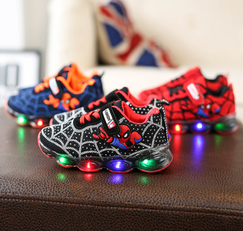 boys shoes kids LED sneakers basketball shoes for students