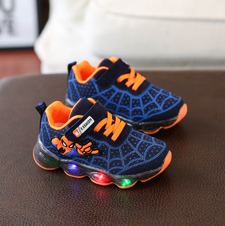 boys shoes kids LED sneakers basketball shoes for students