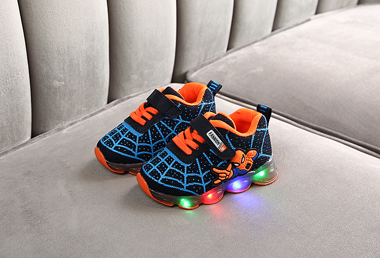 boys shoes kids LED sneakers basketball shoes for students