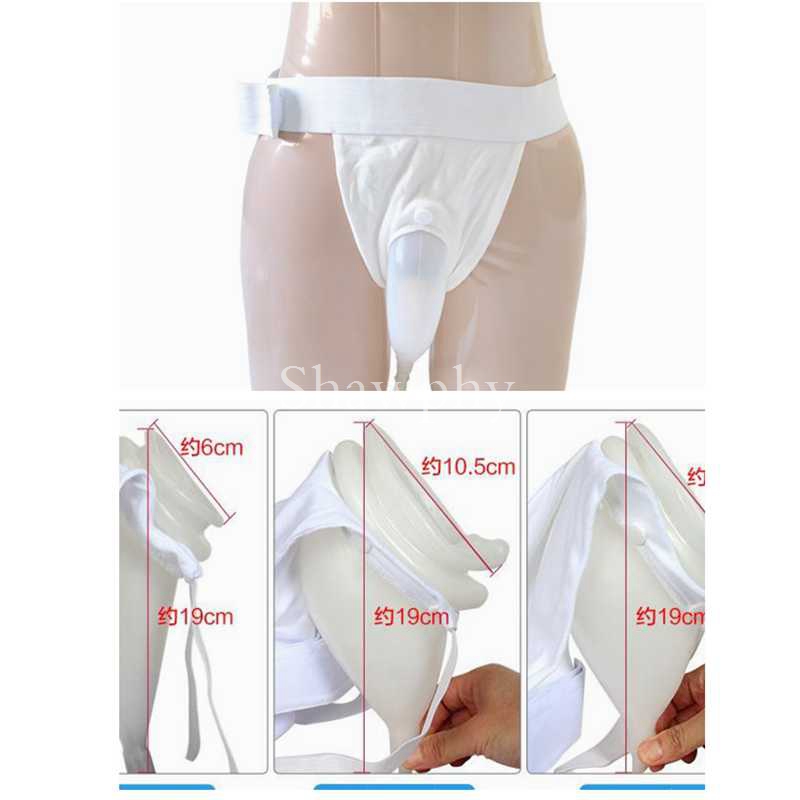 2000ml Urine collector Hypo-allergenic Silicone Adults Urinal with Urine Catheter Bags Man Woman Older Men male female Toilet