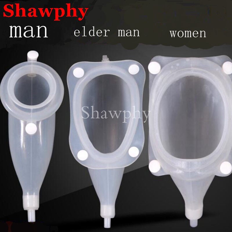 2000ml Urine collector Hypo-allergenic Silicone Adults Urinal with Urine Catheter Bags Man Woman Older Men male female Toilet