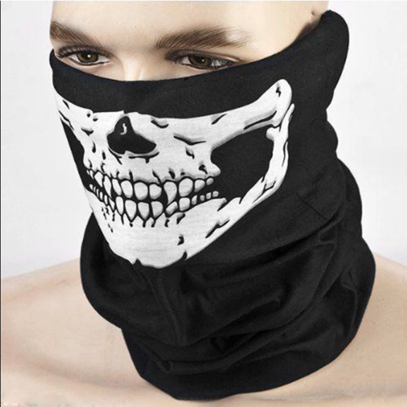 [Buy1Get 2] Skull Mask Scarf Joker Headband Balaclavas for Cycling Fishing Motorcycle Handkerchiefs