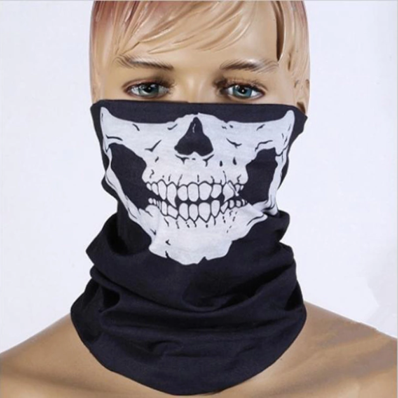 [Buy1Get 2] Skull Mask Scarf Joker Headband Balaclavas for Cycling Fishing Motorcycle Handkerchiefs