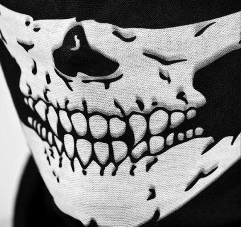 [Buy1Get 2] Skull Mask Scarf Joker Headband Balaclavas for Cycling Fishing Motorcycle Handkerchiefs