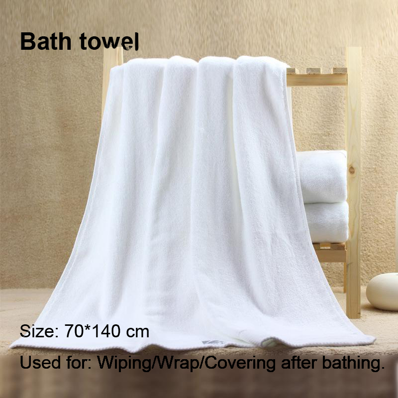 Solid White Square Towel/Face Towel/Bath Towel Quality Hotel Towels Soft Comfortable Absorption