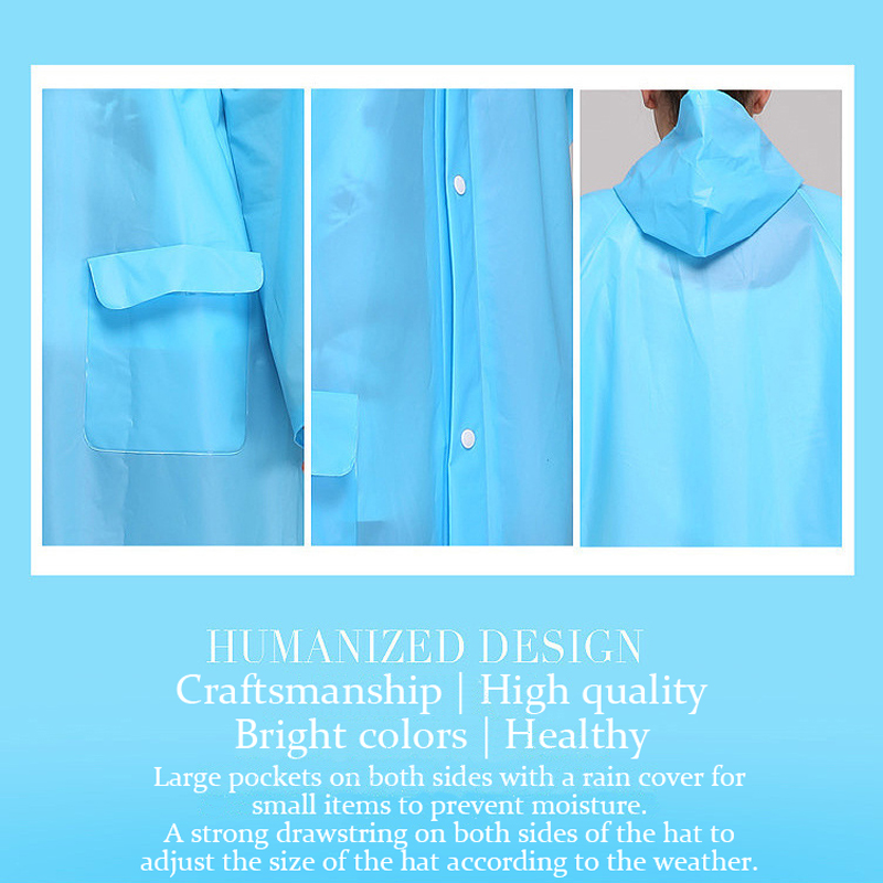 Portable Raincoats Rain Poncho with Hoods and Sleeves, fashion Rain Coats for women/men&amp;Rain Wears