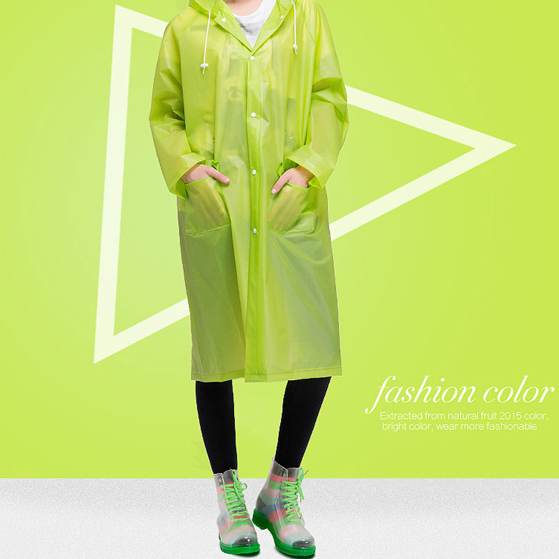 Portable Raincoats Rain Poncho with Hoods and Sleeves, fashion Rain Coats for women/men&amp;Rain Wears