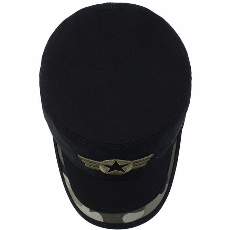 Men&apos;s Fashion Army Caps Star Flat Hats hot sale big discount, flash sale&amp;promotions